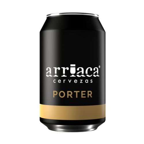 cerveza artesana Arriaca Porter Lata